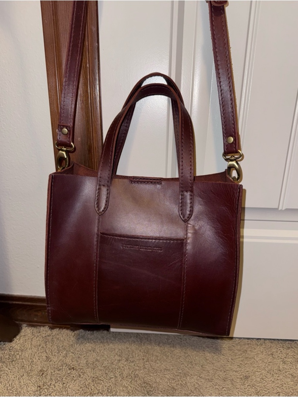 Portland Leather Goods Crossbody Tote